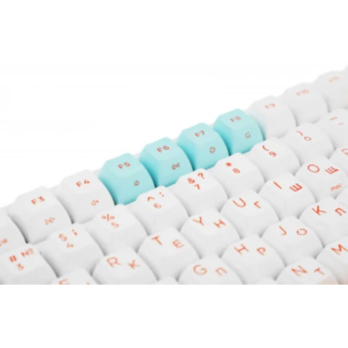 Клавиатура A4Tech Fstyler FS300 механическая белый USB for gamer LED (FS300 PANDA SNORKLENING)